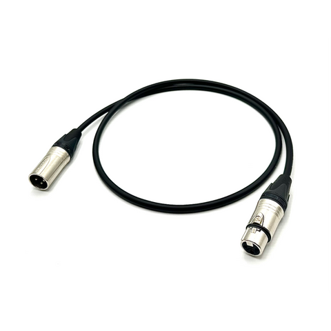 Black canare star quad microphone cable